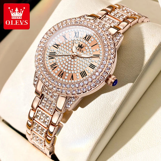 OLEVS Women's Luxury Quartz Watch – Elegant, Luminous & Waterproof Timepiece™