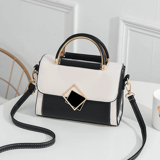 Women's Color Block PU Leather Crossbody Wallet with Buckle Detail™