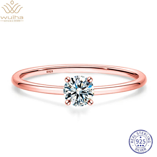 WUIHA Luxury Moissanite Ring – GRA Certified, 925 Sterling Silver™