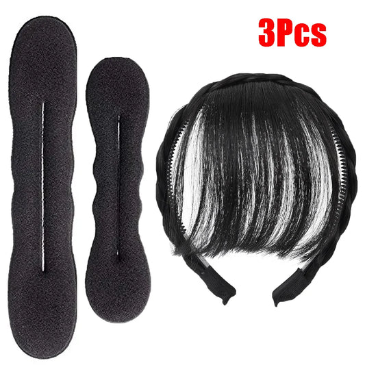 Sponge Donut Hair Bun Maker – Twist Loop Styling Tool for Effortless Updos™