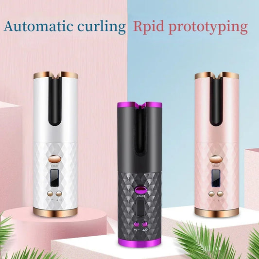 Portable Wireless Automatic Hair Curler – Quick, Easy, and Tangle-Free Styling™