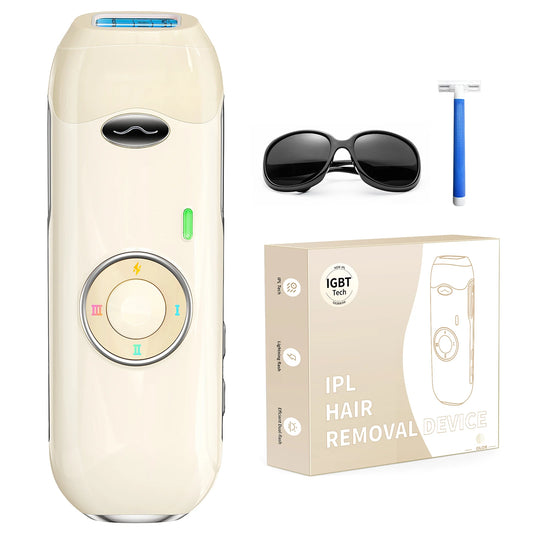 IPL Laser Hair Removal – 22J Power, Unlimited Flashes, Painless 5.2cm² Epilator™