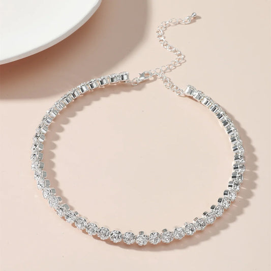 Elegant Sparkling Rhinestone Necklace – Bridal & Bridesmaid Jewelry Gift™
