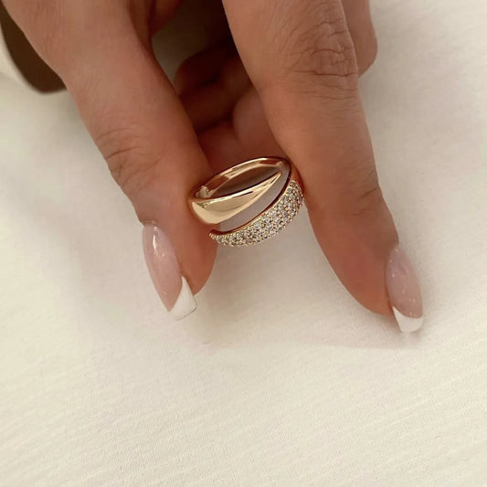 Sparkling Butterfly Adjustable Ring™